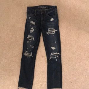 America Eagle Jeans with holes